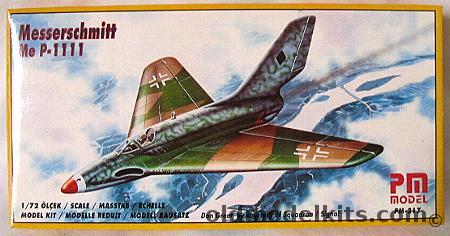 PM Model 1/72 Messerschmitt Me P-1111, PM-217 plastic model kit